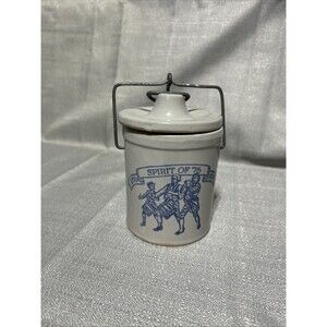 Vintage SPIRIT OF 76 1976 Stoneware Crock